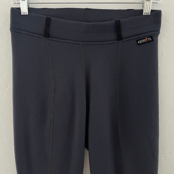 Kerrits Equestrian Horse Riding Fleece Pants Women's M Knee Patch Winter Tights - Picture 2 of 11